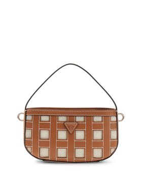 Guess Guess Geantă Frankie Mini HWWG97 36770 Maro