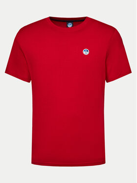 North Sails North Sails T-Shirt Bollo 692970 Červená Regular Fit