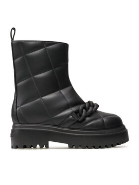 Le Silla Le Silla Īsie zābaki Stivaletto Ranger Fod. Montone 6411T020M1MMFAK001 Melns