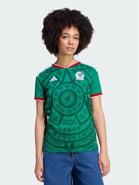 adidas adidas Koszulka techniczna Mexico 26 Home Jersey Zielony Regular Fit