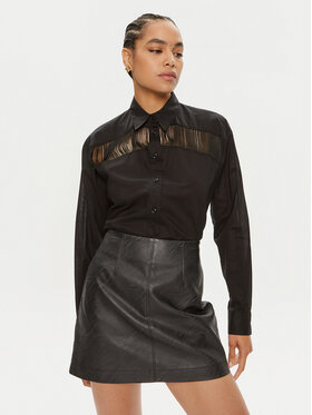 PINKO Pinko Koszula Everest 103738 A1XN Czarny Regular Fit