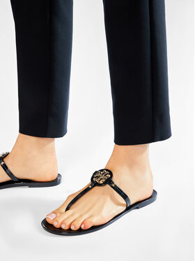 Tory Burch Japanke Mini Miller Flat Thong 51148678 Crna