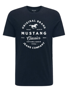 Mustang Mustang T-Shirt ALEX C PRINT Niebieski Regular Fit