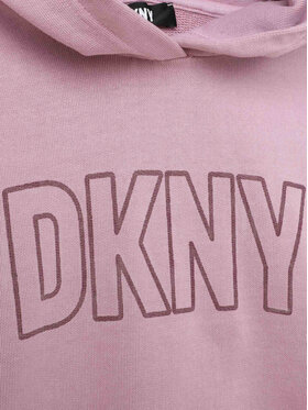 DKNY Majica Dugih Rukava D55000 D Ružičasta Regular Fit