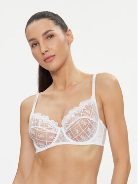 Guess Guess Podprsenka s kosticami O3BC11 KBX70 Biela