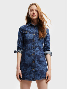 Desigual Desigual Farmer ruha Tina 22WWVD01 Sötétkék Slim Fit