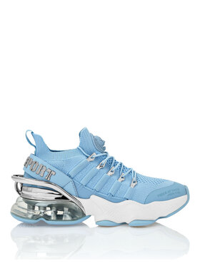 Plein Sport Plein Sport Sneakersy 23435 Světle modrá