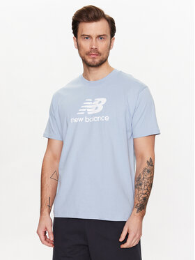 New Balance New Balance T-Shirt MT31541 Niebieski Relaxed Fit