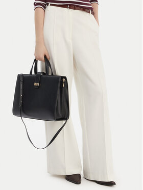 Tommy Hilfiger Tommy Hilfiger Torebka Th Heritage Satchel AW0AW18287 Czarny