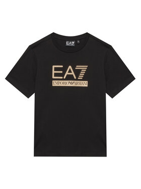 EA7 Emporio Armani EA7 Emporio Armani T-Shirt 7B000350 AF10375 MC004 Černá Regular Fit