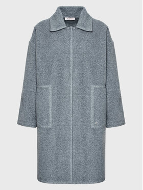 Please Please Cappotto di transizione K493MANICE Grigio Oversize