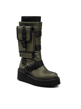 United Nude United Nude Kozaki Combat Pocket 1064809125 Zielony