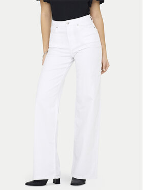 ONLY ONLY Jeansy Madison 15310632 Biały Wide Leg