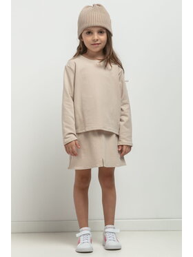 Tessita Tessita Bluza MMD41 Beżowy Basic Fit