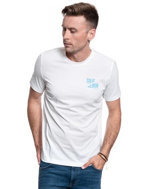 Mustang Mustang T-shirt ALEX C PRINT Bianco Regular Fit