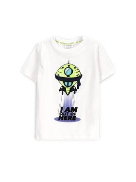 Coccodrillo Coccodrillo T-Shirt WC5143202CBK Bílá Regular Fit