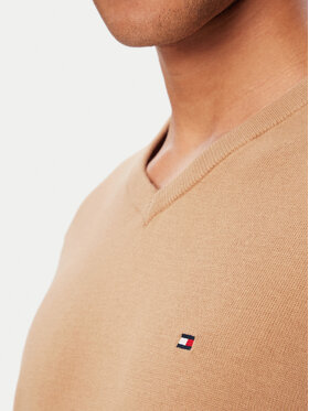 Tommy Hilfiger Tommy Hilfiger Пуловер Essential MW0MW14745 Тъмнобежов Regular Fit