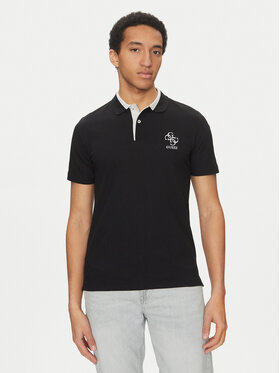 Guess Guess Polo M5GP60 K7O64 Czarny Slim Fit