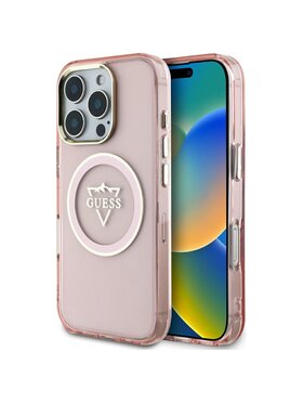 Guess Guess Etui na telefon Apple iPhone 16 Pro Max Różowy