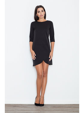 FIGL FIGL Sukienka M449 Czarny Regular Fit