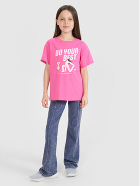 4F 4F T-Shirt HAVE SOME FUN Różowy Regular Fit
