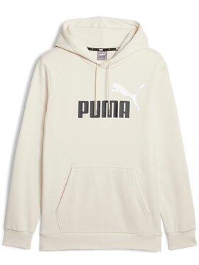 Puma Puma Felpa Ess+ 2 Col Big Logo Beige Regular Fit
