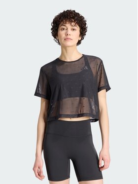 adidas adidas Koszulka techniczna 165449 Czarny Loose Fit