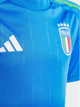 adidas adidas Koszulka techniczna Italy 24 Home Jersey Błękitny Regular Fit