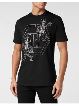 PHILIPP PLEIN PHILIPP PLEIN T-Shirt 9855 Czarny Regular Fit