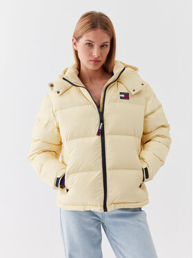 Tommy Jeans Tommy Jeans Пухено яке Alaska DW0DW14661 Жълт Regular Fit