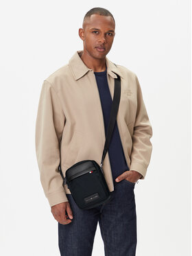 Tommy Hilfiger Tommy Hilfiger Válltáska Th Nylon Mini Reporter AM0AM13618 Fekete