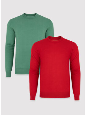 Pako Lorente Pako Lorente Sweter P24WF-2X-013 Zielony Classic Fit