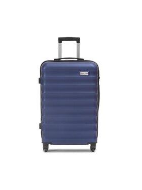 Semi Line Semi Line Valise rigide taille moyenne T5577-4 Bleu marine
