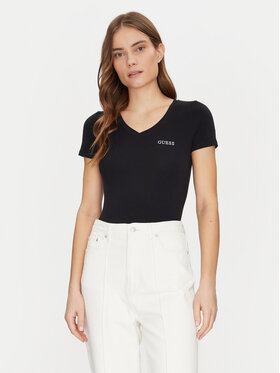 Guess Guess Тишърт O5RI02 KBBU1 Черен Regular Fit
