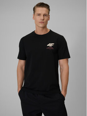 4F 4F T-Shirt COMMERCIAL 12 Czarny Regular Fit
