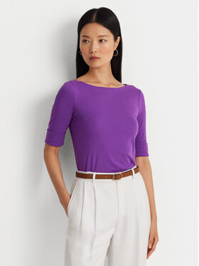 Lauren Ralph Lauren Lauren Ralph Lauren Блузка 200654963168 Фіолетовий Slim Fit