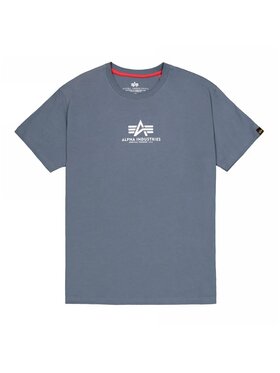 Alpha Industries Alpha Industries T-Shirt AI.118533 Niebieski Regular Fit