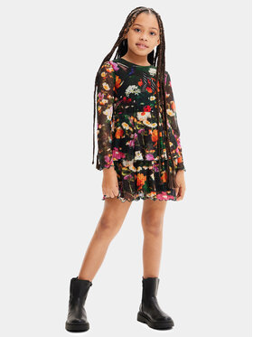 Desigual Desigual Rochie de zi 23WGVK12 Colorat Regular Fit