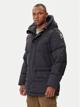 Parajumpers Parajumpers Dūnu jaka Harraskeet 25WMPMPUHF03 Melns Regular Fit