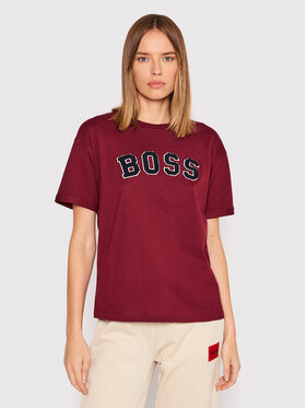 Boss Boss T-Shirt C_Evarsy 50457984 Bordowy Regular Fit
