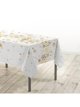 MIAhome MIAhome Obrus świąteczny 150x300 cm KONSTELACJA Biały