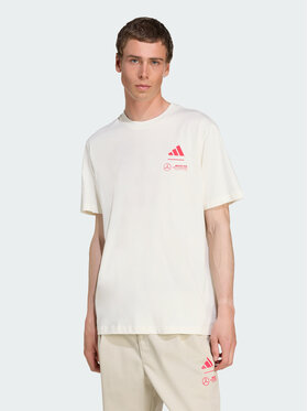 adidas adidas T-Shirt 151347 Biały Loose Fit