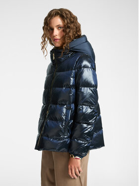 Elena Mirò Elena Mirò Kurtka puchowa F888P000126N034 Niebieski Regular Fit
