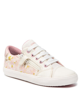 Geox Geox Sneakersy J Gisli G. B J024NB 0AW54 C0814 S Bílá