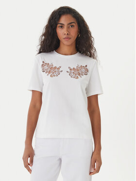 Fracomina Fracomina T-Shirt FS26ST3001J401E5 Λευκό Regular Fit