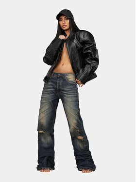 MADE BY SOCIETY MADE BY SOCIETY Spodnie materiałowe Jeans NOMADIC - P27231 Niebieski Basic Fit