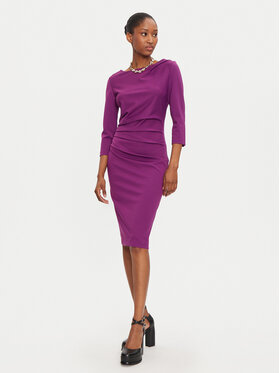 Rinascimento Rinascimento Kokteiļkleita CFC0121014003 Violets Regular Fit