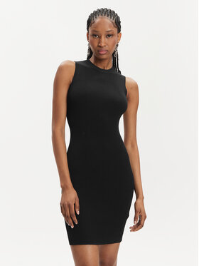HUGO Hugo Džemper haljina Sepinny 50514297 Crna Slim Fit