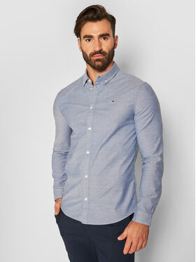 Tommy Jeans Tommy Jeans Košulja Oxford DM0DM09594 Plava Slim Fit