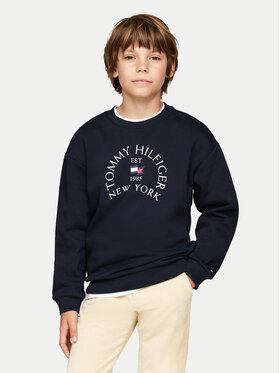 Tommy Hilfiger Tommy Hilfiger Majica dugih rukava KB0KB09192 Tamnoplava Regular Fit